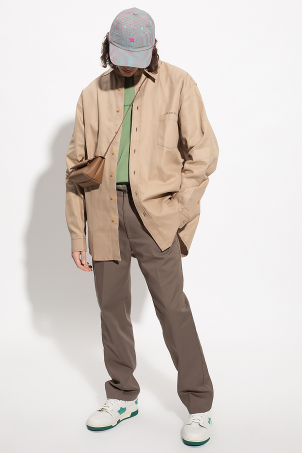 Tall skinny fit suit jacket - shirt Acne Studios - Extension-fmedShops  Spain - Green Logo T